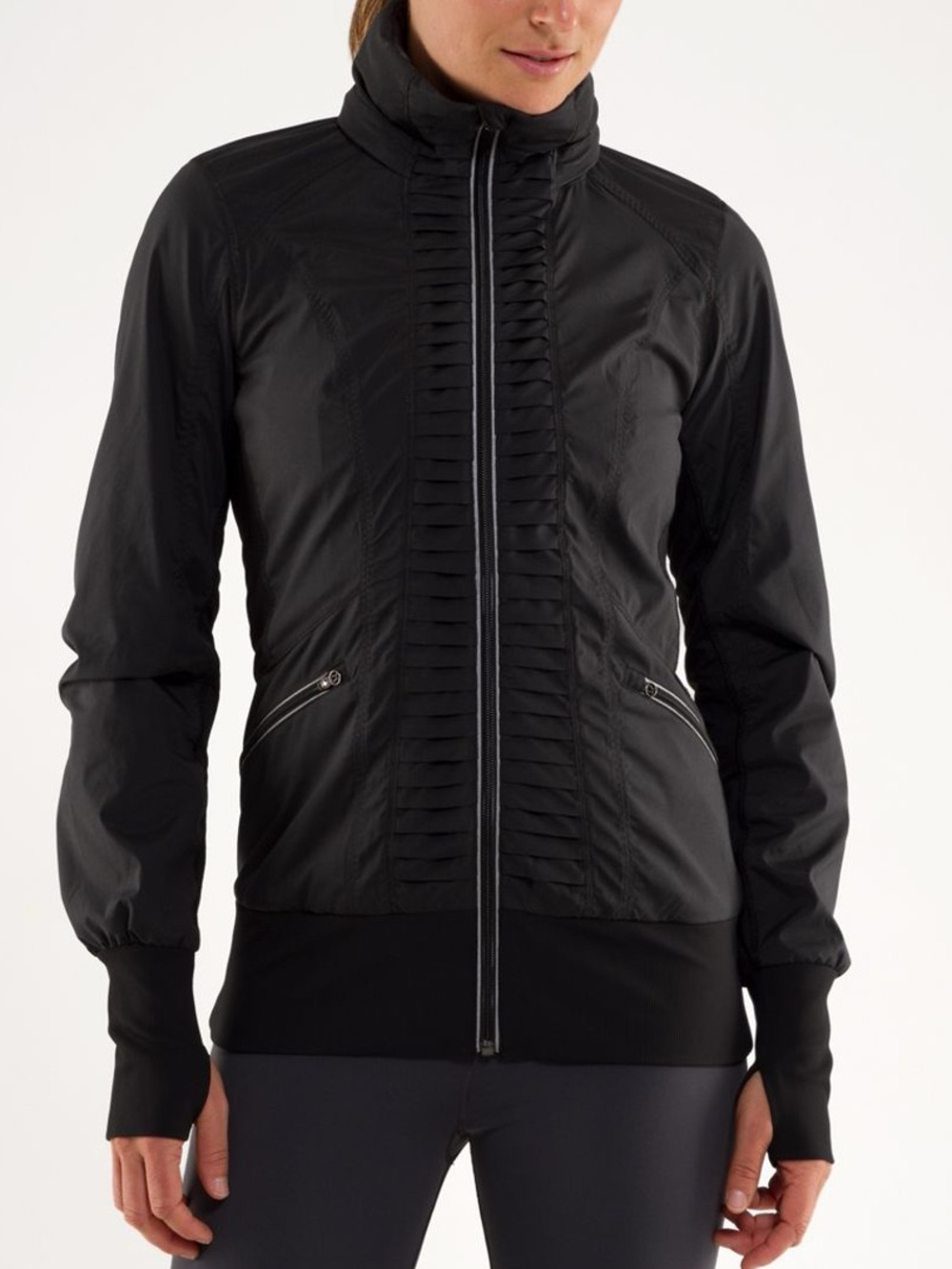 Lululemon Run: Back On Track Jacket Black Size 8